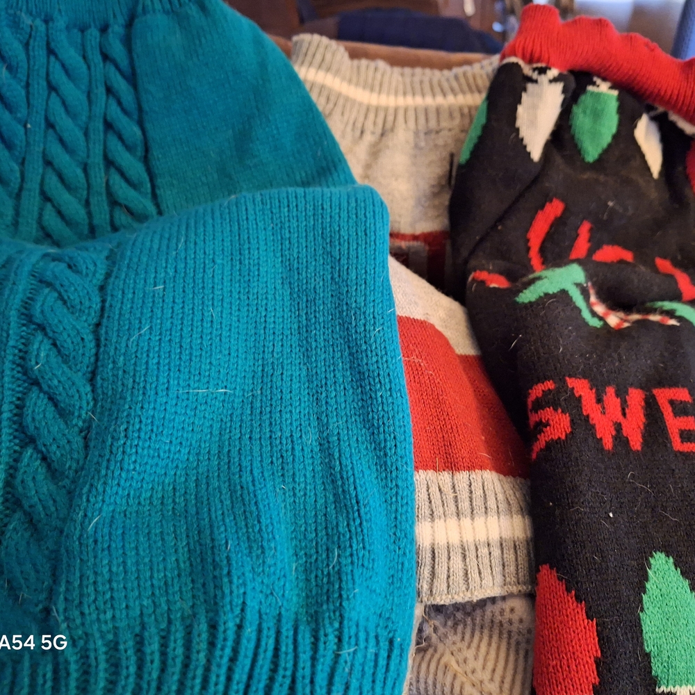 Men's Teal Cable Knit Sweater